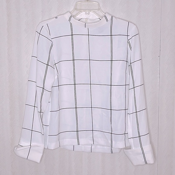❤️ 🆕 H&M Blouse Size 4 - Picture 3 of 5